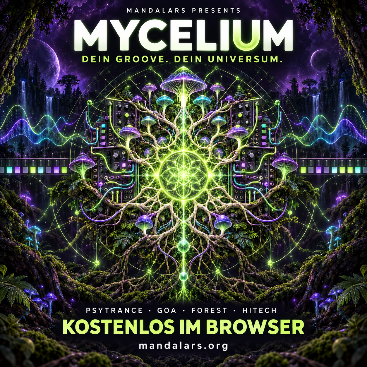 MYCELIUM – psychedelische Waldwelt mit Pilzen und Synthesizern